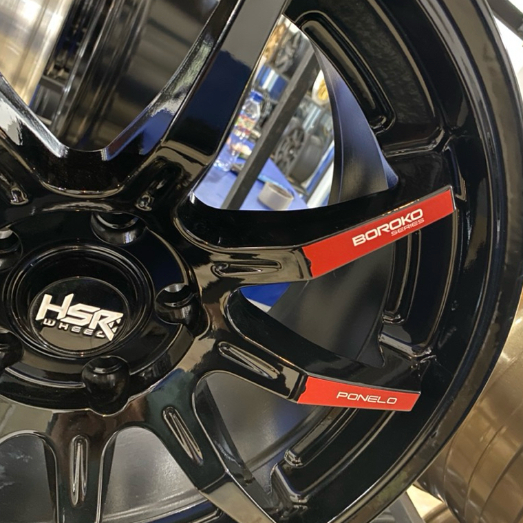 HSR Ponelo Ring 18 Terios Expander CRV Civic Innova HRV dll HSR Ponelo Ring 18 Radiant Black