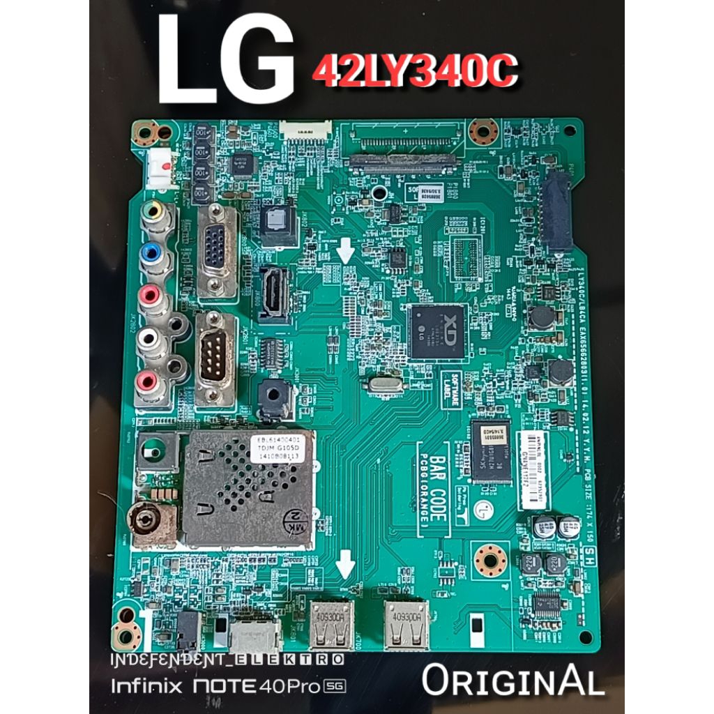Mainboard Tv led LG 42LY340C-TA  42LY340C   mainboard Tv lg 42ly340c   Mesin Tv LG 42LY340C-TA  42LY
