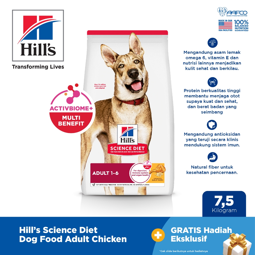 Hill's - Dog Food Adult Chicken 7,5 Kg
