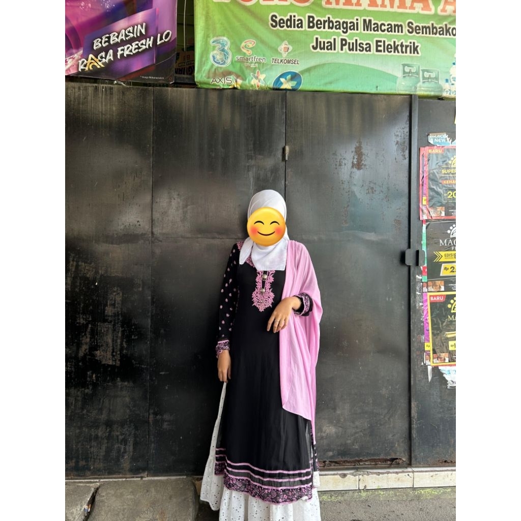 preloved kurti india tanpa rok baru 1x pakai