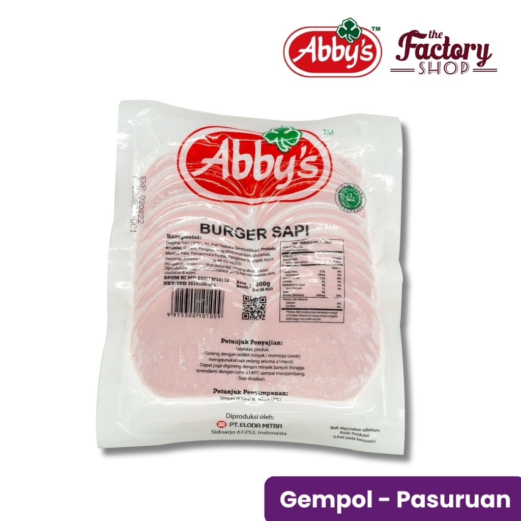 ABBYS BURGER SAPI 20 BIJI (9915300101)