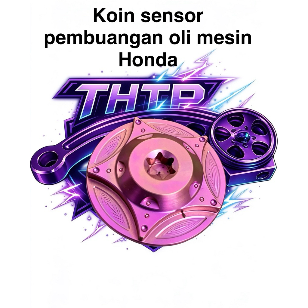 Baut titanium coin tap besar pembuangan oli samping mesin Honda vario/pcx/.