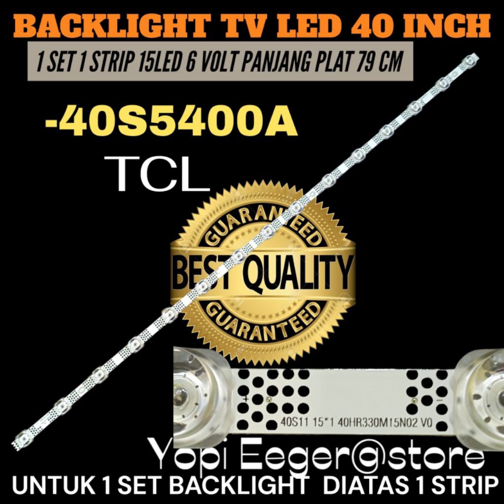 BACKLIGHT TV TCL 40 INCH 40S5400A BACKLIGHT TV TCL 40 INCH