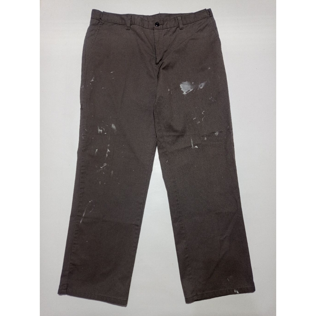 Celana Genuine Dickies Cellpocket Relaxed Fit Warna Vintage Grey Size 36×30 Second Brand Dickies