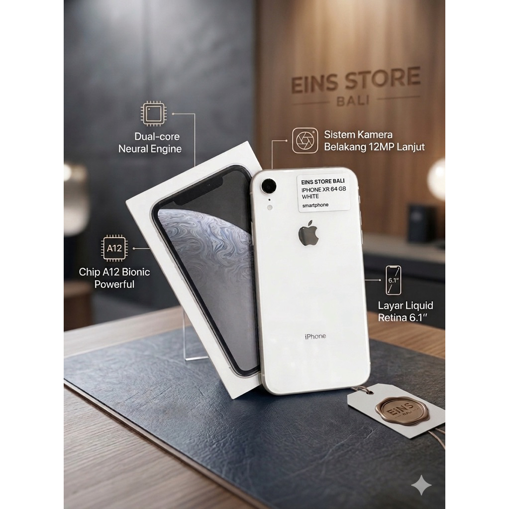 SECOND IBOX IPHONE XR 64GB WHITE