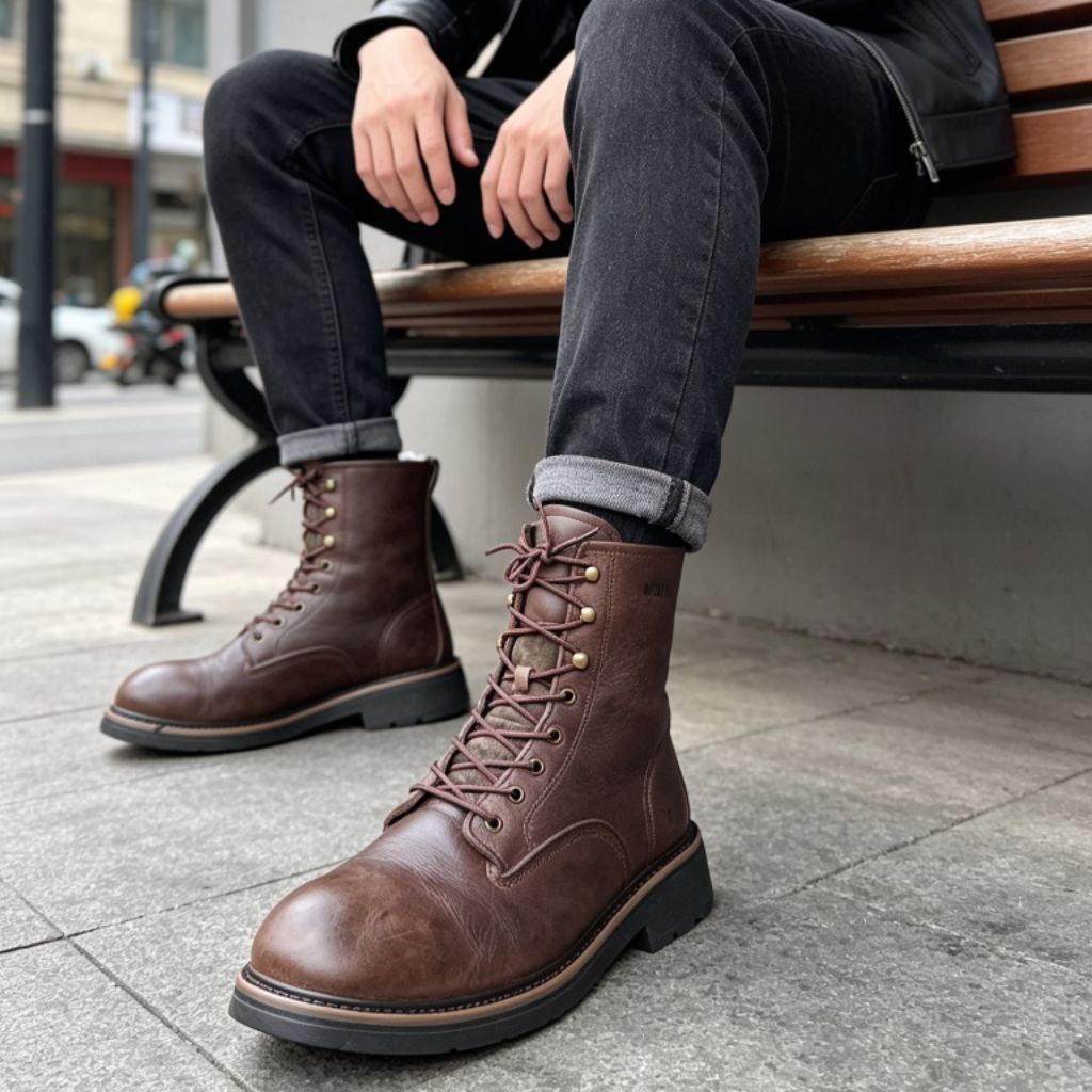 Wolverine 8 inch leather boots - 44/28.0 [ Bukan Safety ]
