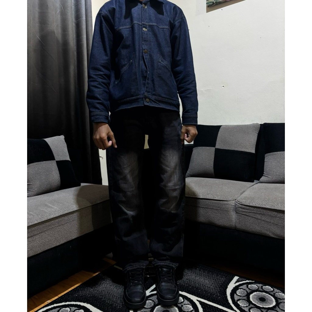 Invisible Jeans Blck Washed