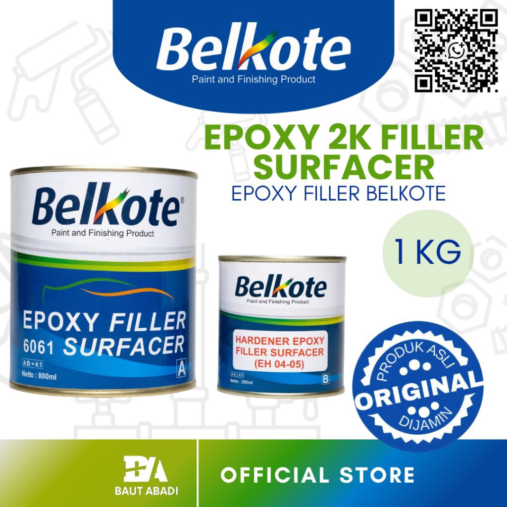 Belkote Epoxy Filler Surfacer 1kg