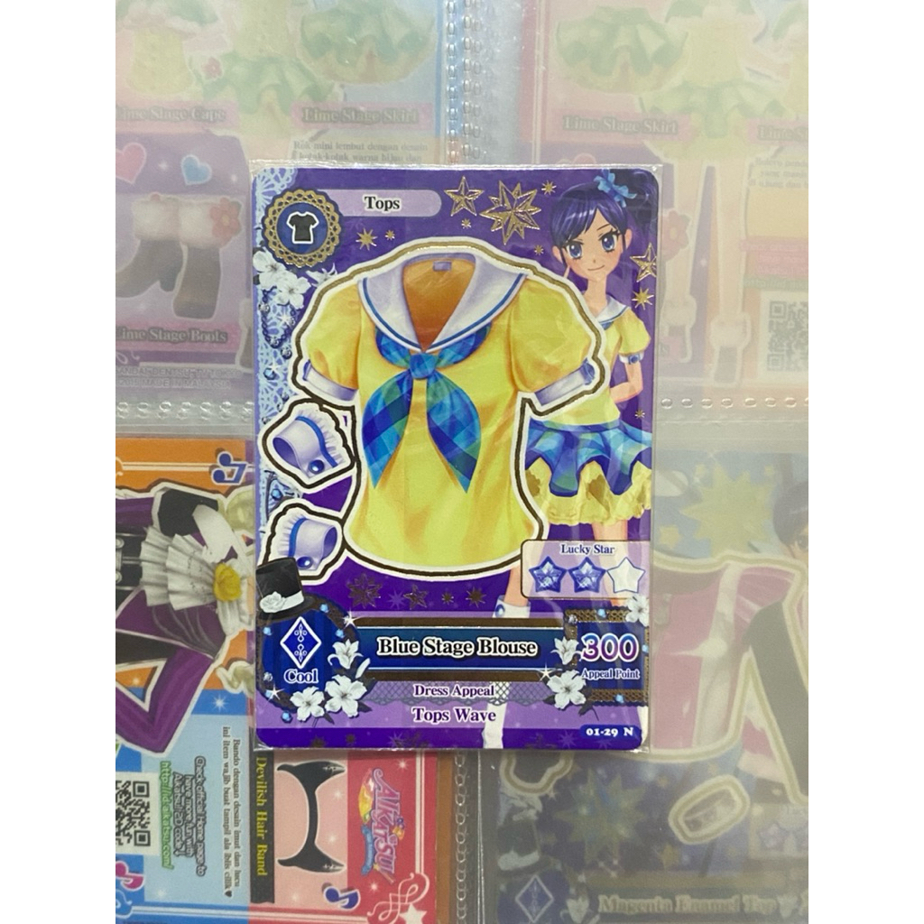 Kartu Aikatsu Aoi Blue Stage Coord