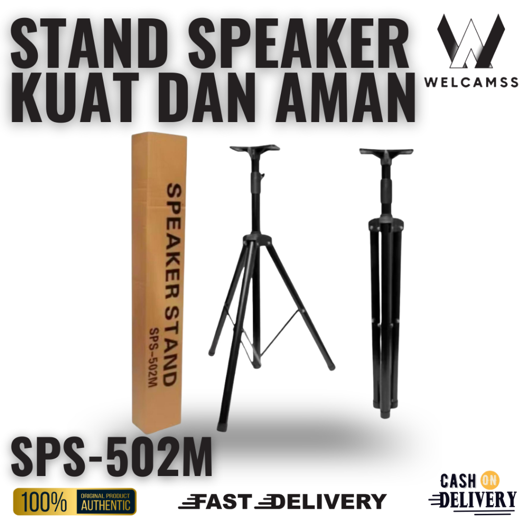 SPEAKER STAND SPS-502M STAND SPEAKER TRIPOD SPEAKER MONITOR AKTIF