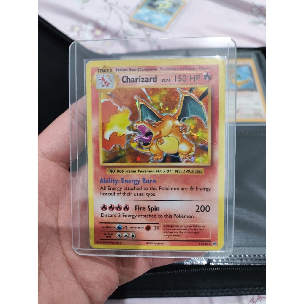 pokemon charizard xy evolution holo