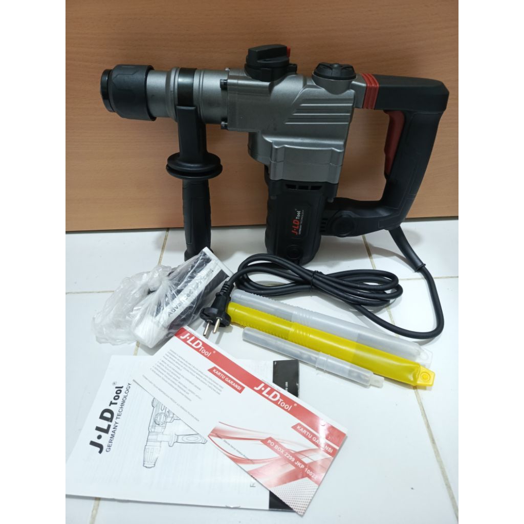 Mesin Bor Bobok Beton JLD J26-1 Jack Rotary Hammer Drill 2 Fungsi