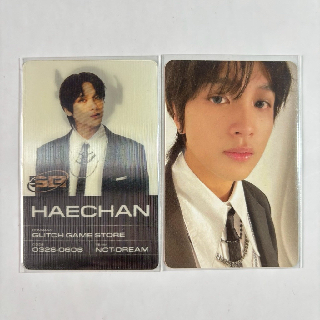 PHOTOCARD HAECHAN PILEK PC HAECHAN GLITCH MODE SCRATCH VER NCT DREAM OFFICIAL