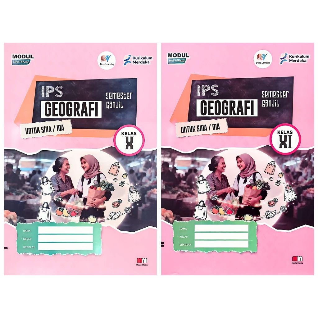 BUKU LKS MASTER SMA MA GEOGRAFI KELAS 10 11 SEMESTER 1 GANJIL TA. 2026/2027 KURIKULUM MERDEKA | MELO