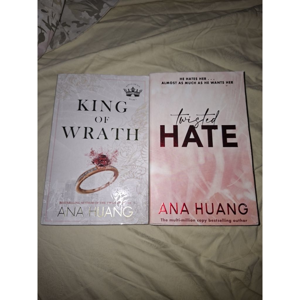 preloved novel official ana huang king of wrath / twisted hate