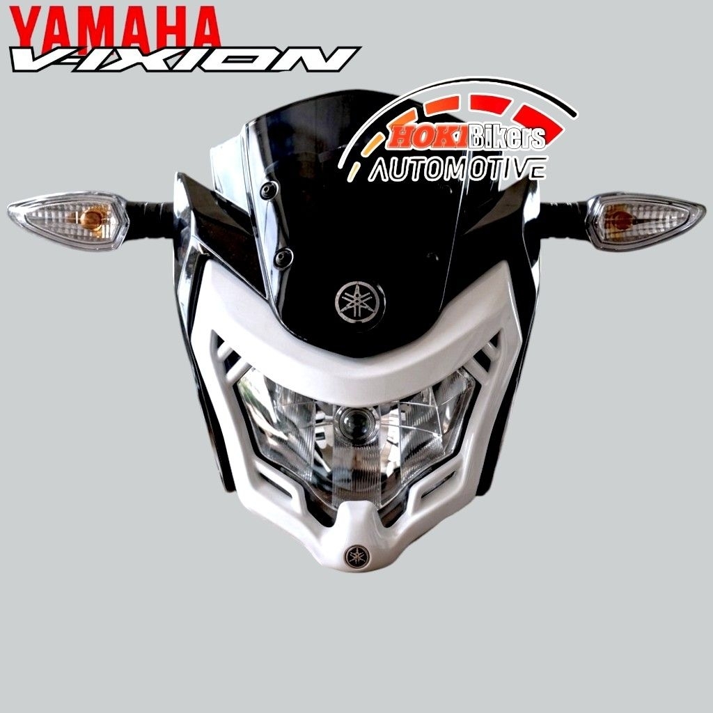 [PROMO] FULLSET HEADLAMP VIXION PNP ALL VIXION KOMPLIT LENGKAP Headlamp Yamaha Vixion Advance Putih 