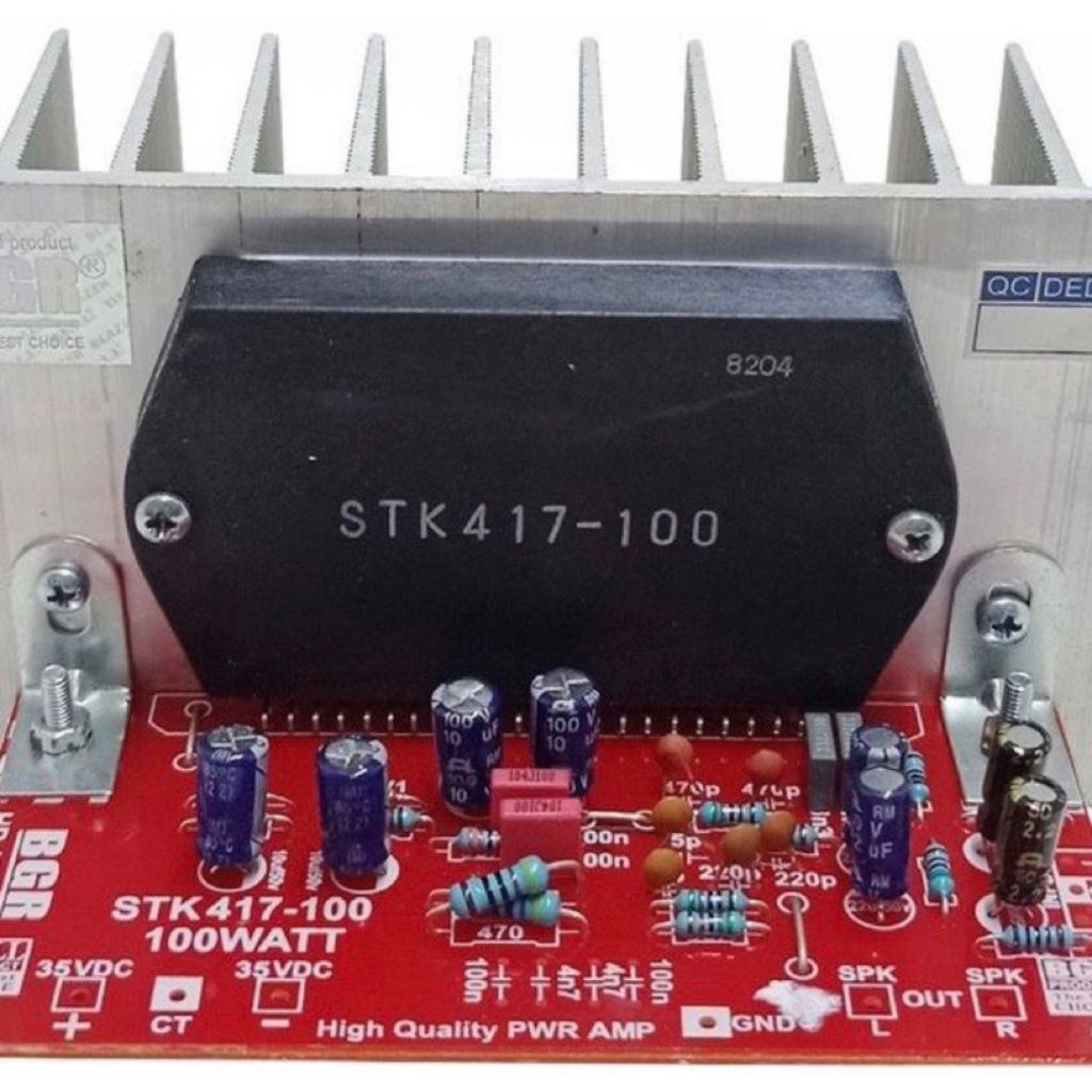 KIT POWER AMPLIFIER STK 417-100 SANYO MINI SIZE AMPLIFIER BELL BGR
