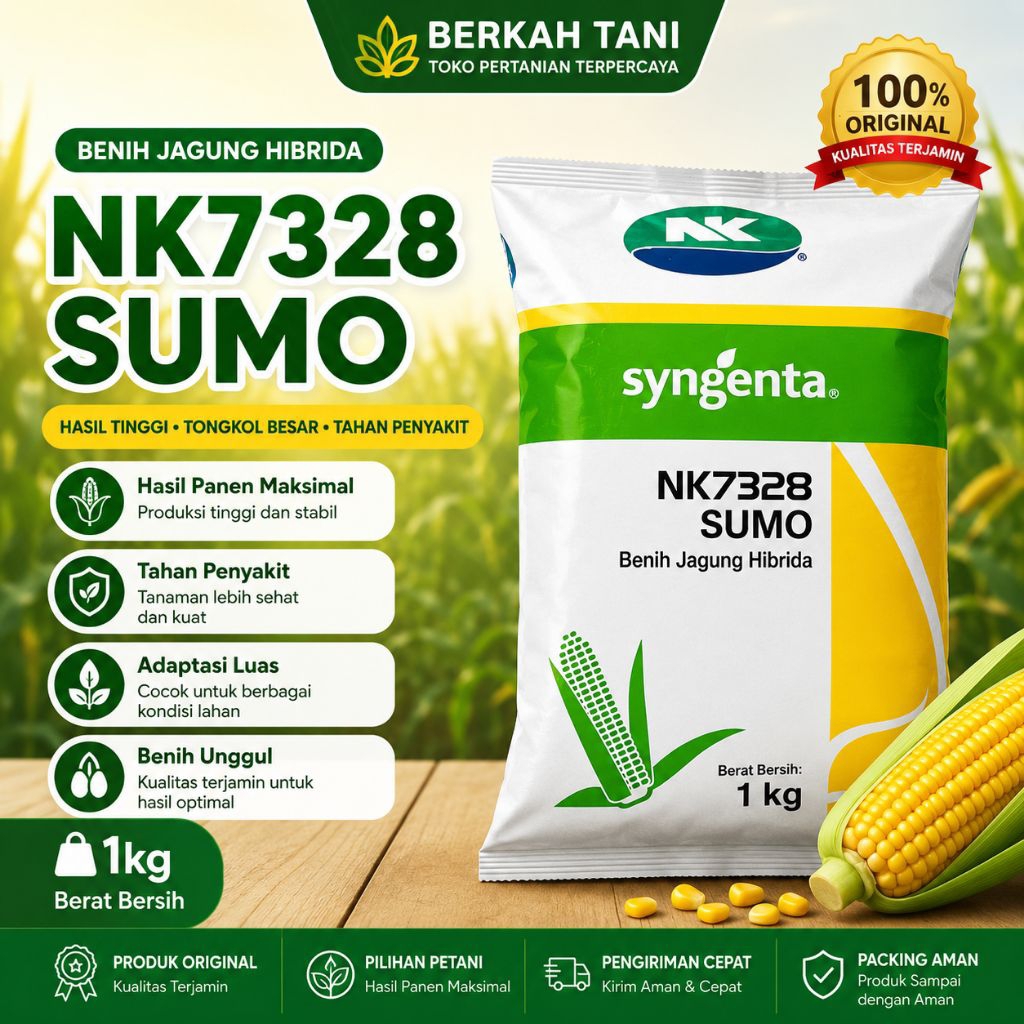 [ COD ] Benih Jagung NK 7328 Sumo 1kg/ Bibit Hibrida NK7328 sumo