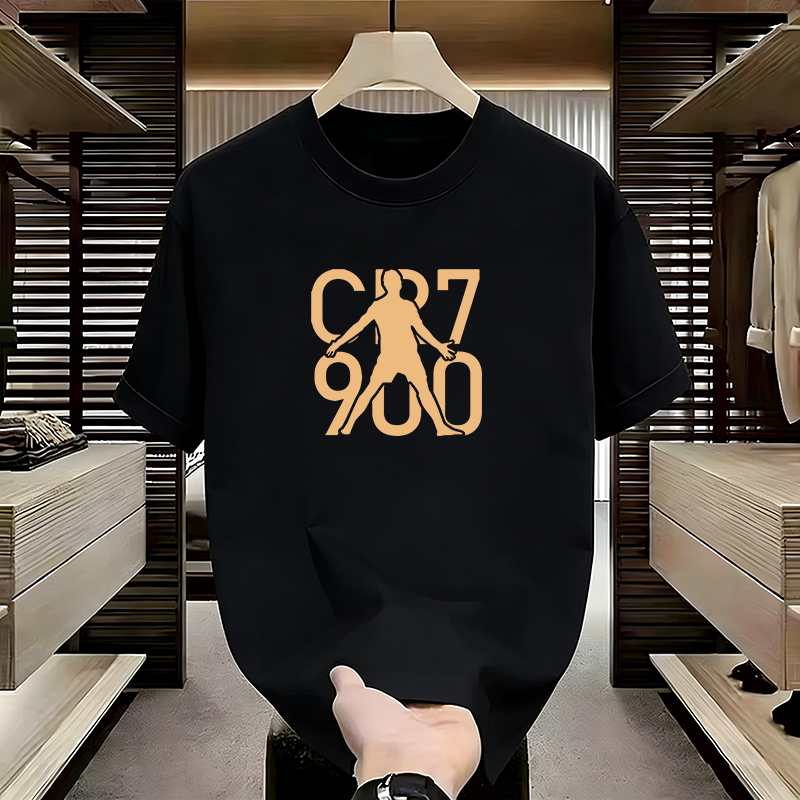 Kaos Graphic CR7 Kaos Pria Distro Lengan Pendek Premium Unisex Pakaian  100%Cotton Size S-5XL