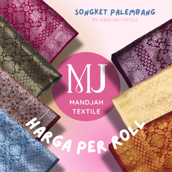 Kain Songket Eceran Meteran Murah Harga Per Roll (ETA 1)