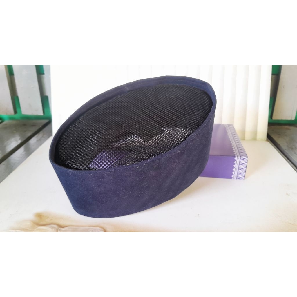 SONGKOK FULL AC PECI HITAM GROSIR MURAH WARNA BIRU NAVY ,,LANGSUNG PENGRAJIN COCOK PERSEDIAAN DI TOK
