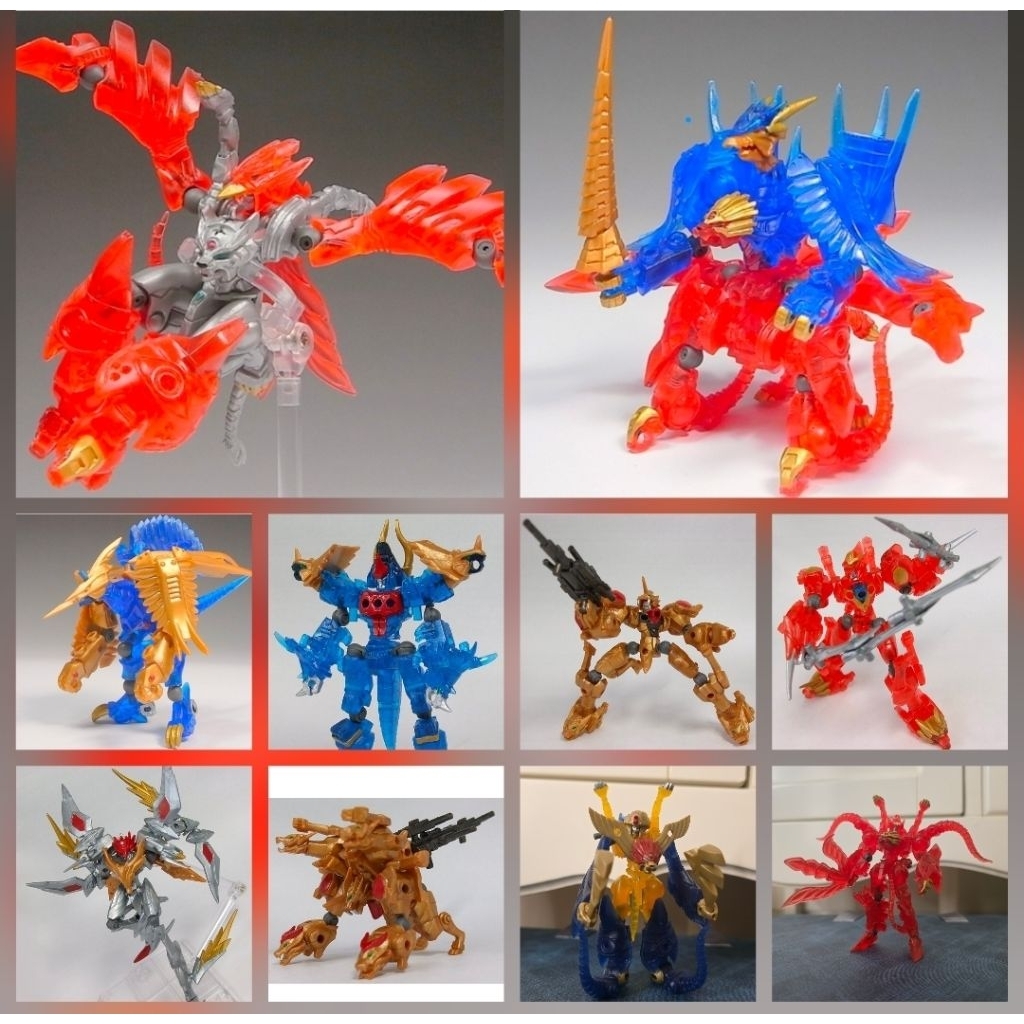 [ori] GATTAI duel knight gaiden beast Eagle lion tricera pharaoh fire hercules dragon pteragoon icar