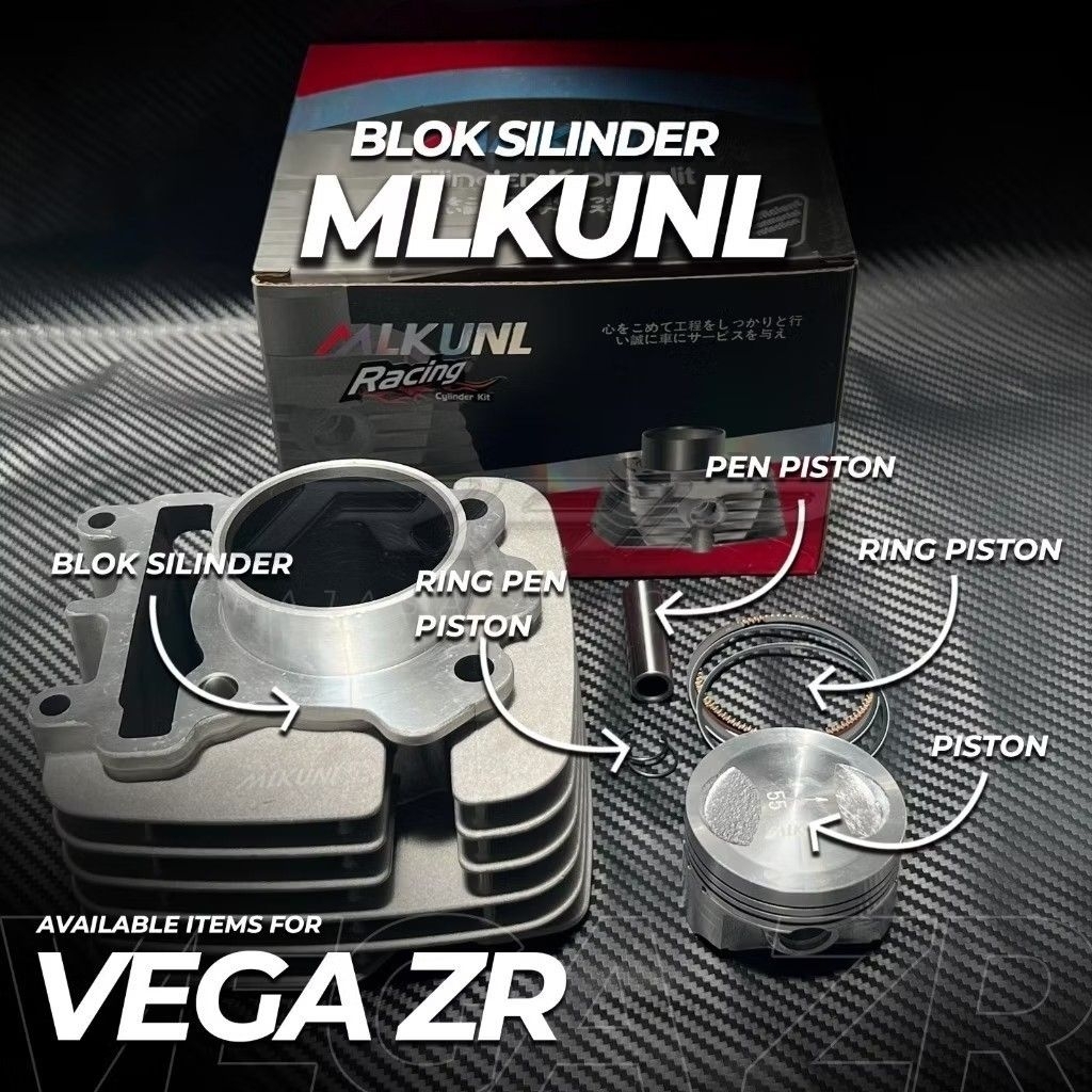 BLOK SEHER VEGA ZR/BORING BORE UP VEGA ZR 55MM PAKET BLOK CYLINDER VEGA ZR BORE UP 55MM