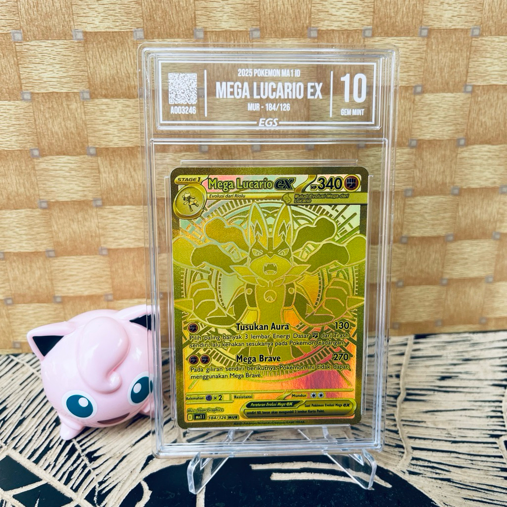 EGS 10 MEGA LUCARIO EX MUR MA1 POKEMON TCG INDONESIA