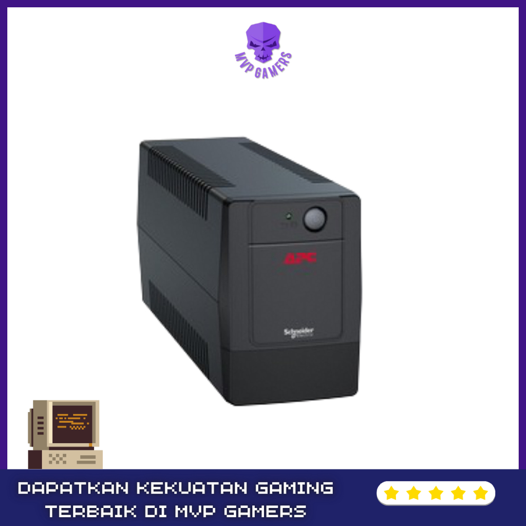 APC Easy UPS BVG700I-GR 700VA 360W AVR Colokan Indonesia UPS PC Komputer Router Wifi Original Resmi