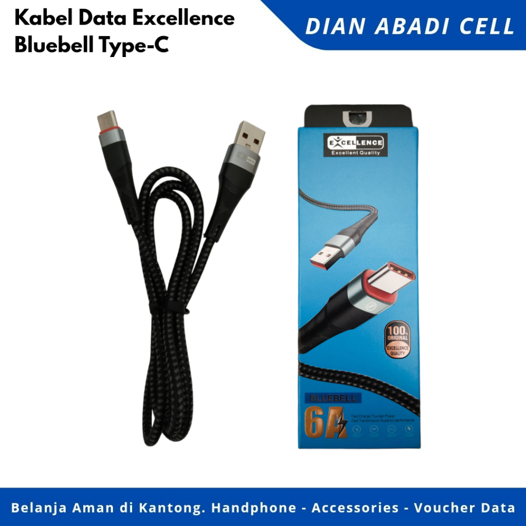 Kabel Data Excellence Bluebell Type-C Fast
