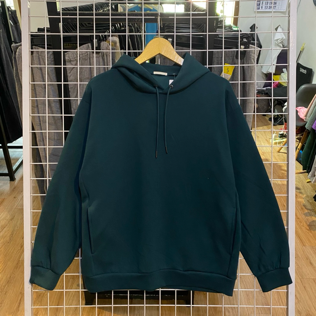 Gu Basic Green Hoodie. #Hd2481