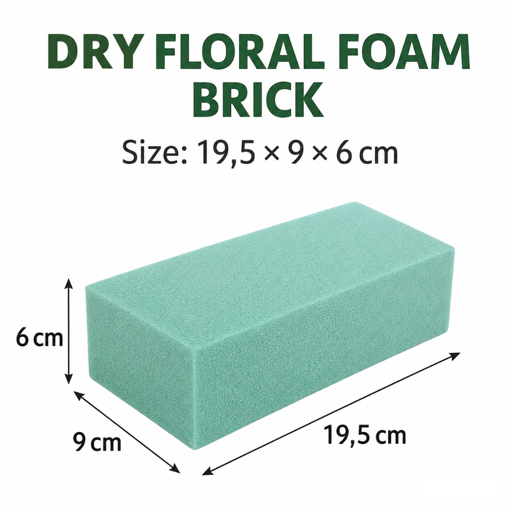 Oasis Busa Bunga Artifisial - Dry Floral Foam - Busa Kering 1 Dus