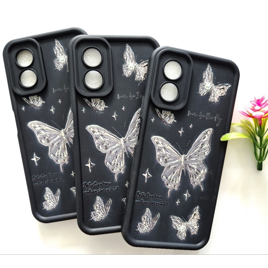 Case Hp Oppo A38 A18 Vivo Y16 Butterfly
