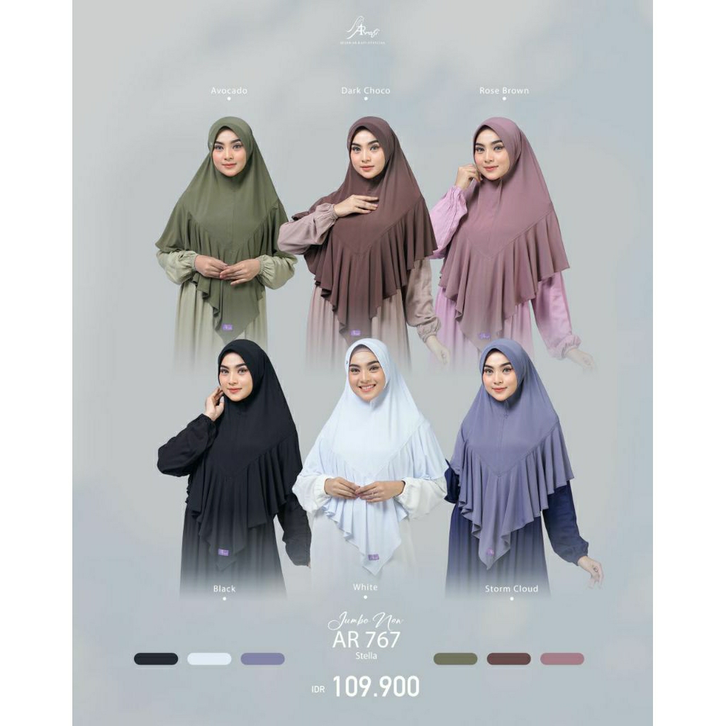 AR 767 JUMBO/HIJAB ARRAFI ORI