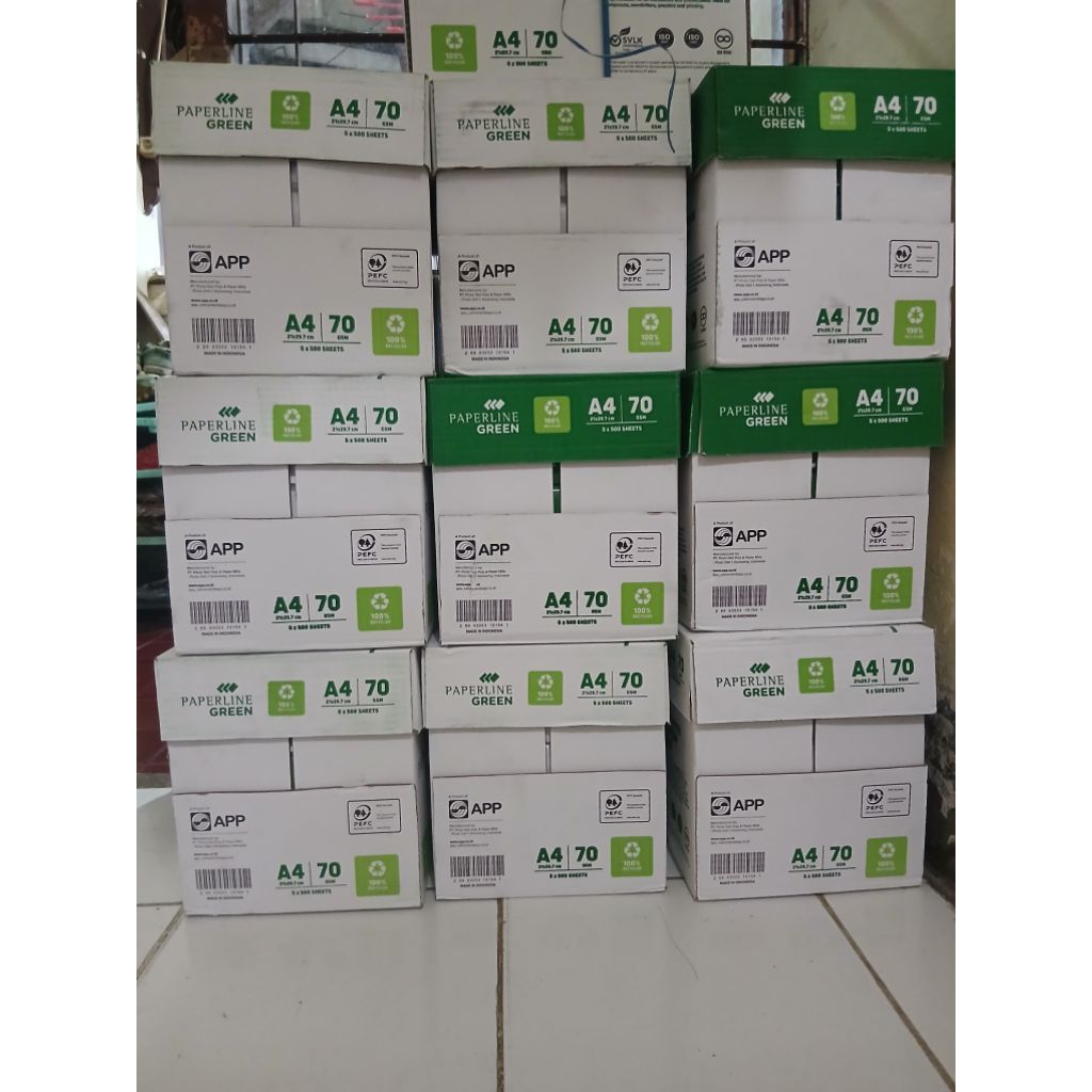 Kertas Hvs Paperline A4 70 gsm / dus