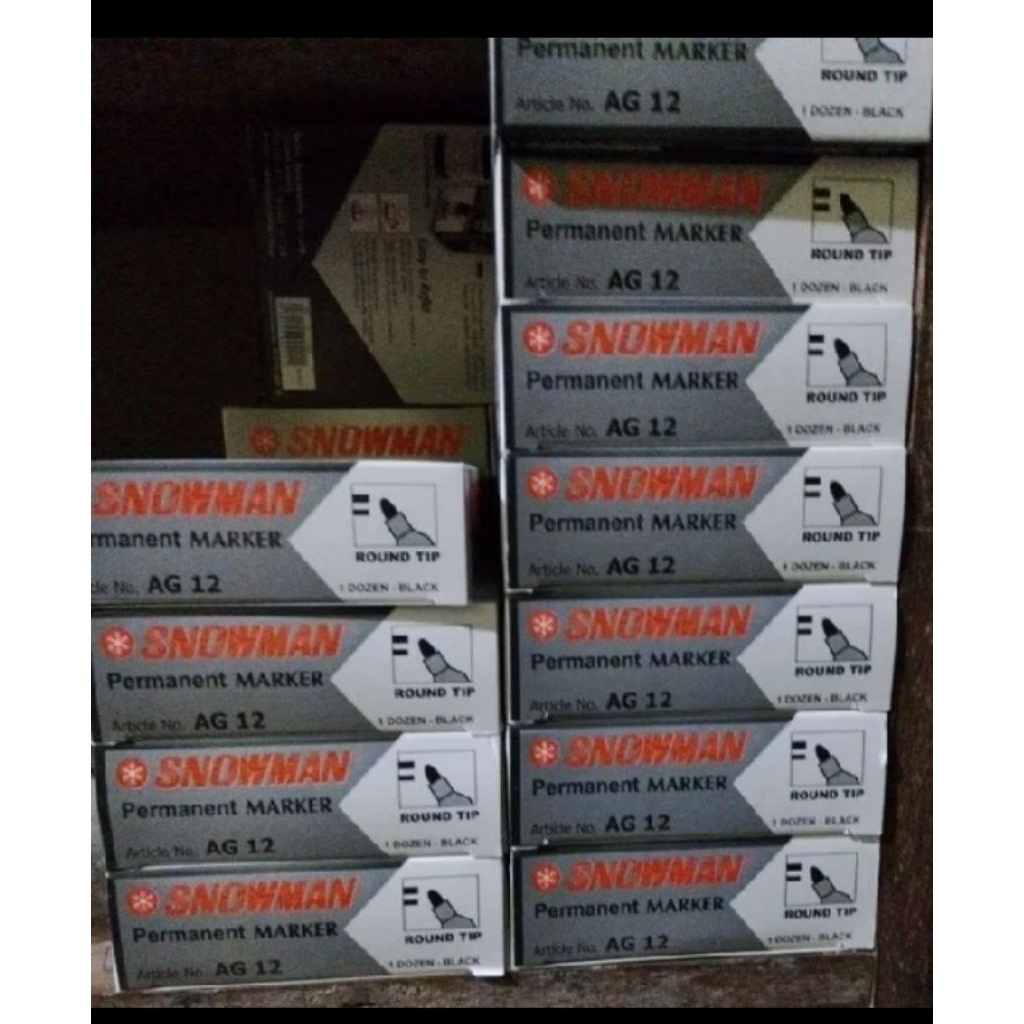 spidol permanen snowman ag12