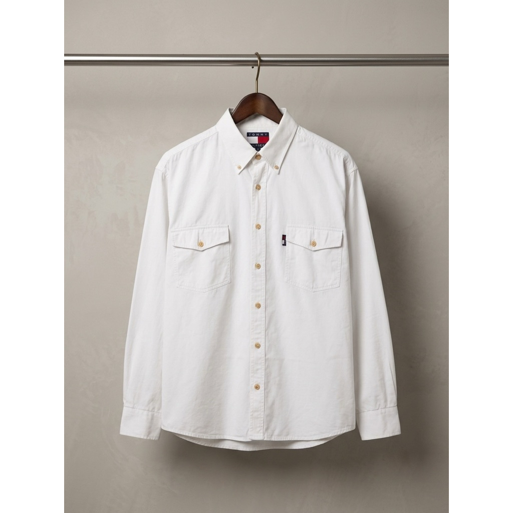 Kemeja Putih Tommy Hillfiger Pria