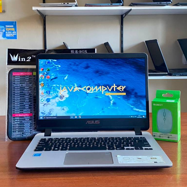 Asus Vivobook A407M Intel Celeron N4000 RAM 4GB DDR4 HDD 500GB Second