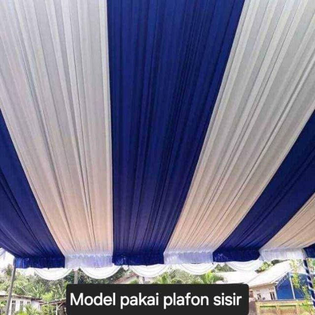 Plafon Tenda Model Serut / Plapon Sisir Tenda
