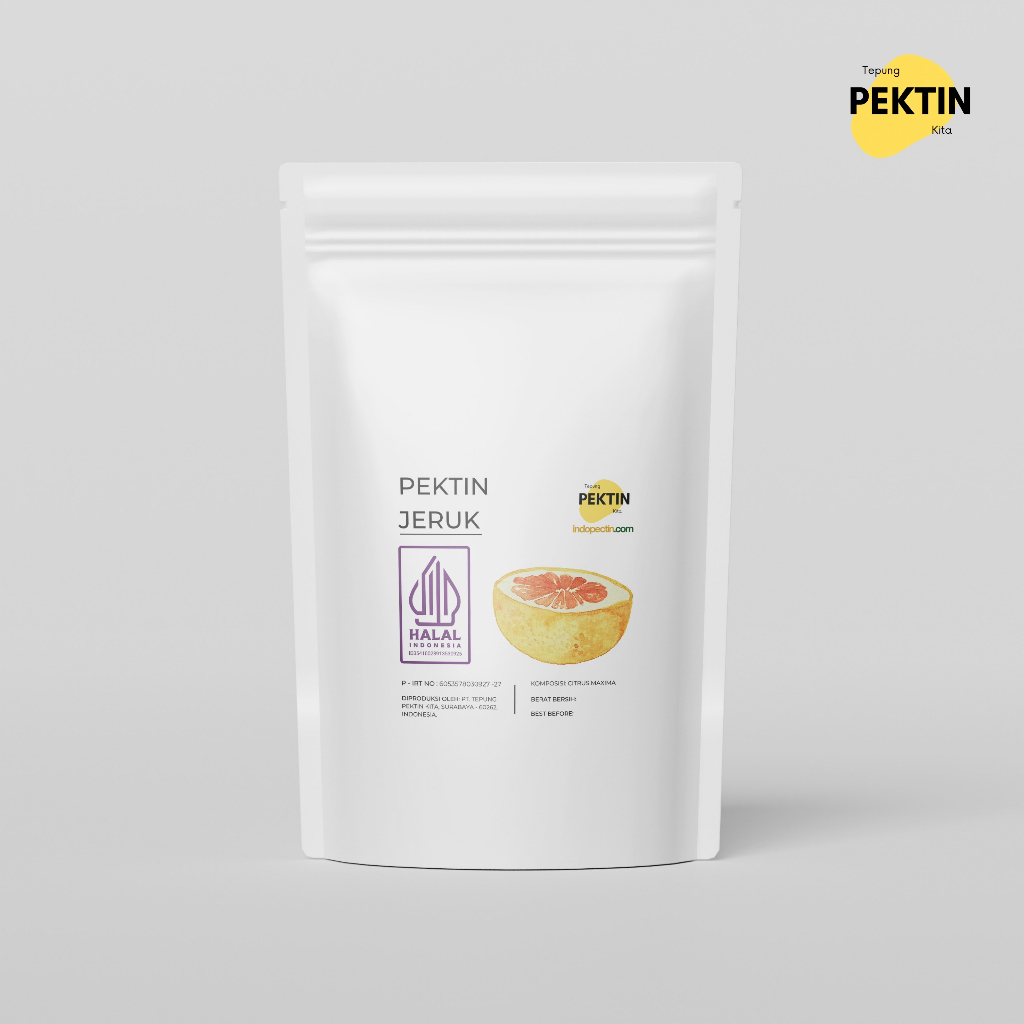 Tepung Pektin Kita Pektin Jeruk 100gr Citrus Pectin Serat Jeruk Alami Larut Air Bahan Makanan Suplem