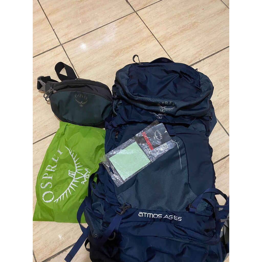 osprey atmos 65 ag blue