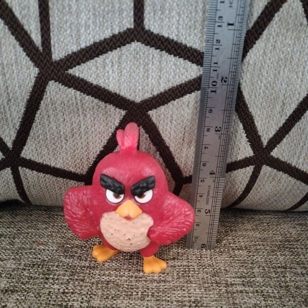 Action Figures Angry Birds Merah, Preloved Atau Second