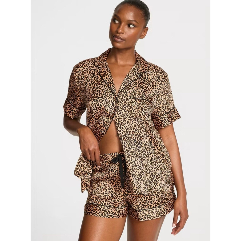 Pajamas vs piyama vs victoria leopard pendek