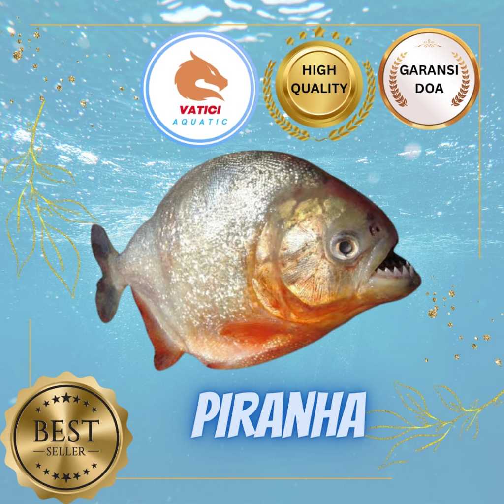 Ikan Piranha Red Belly Ikan hias akuarium