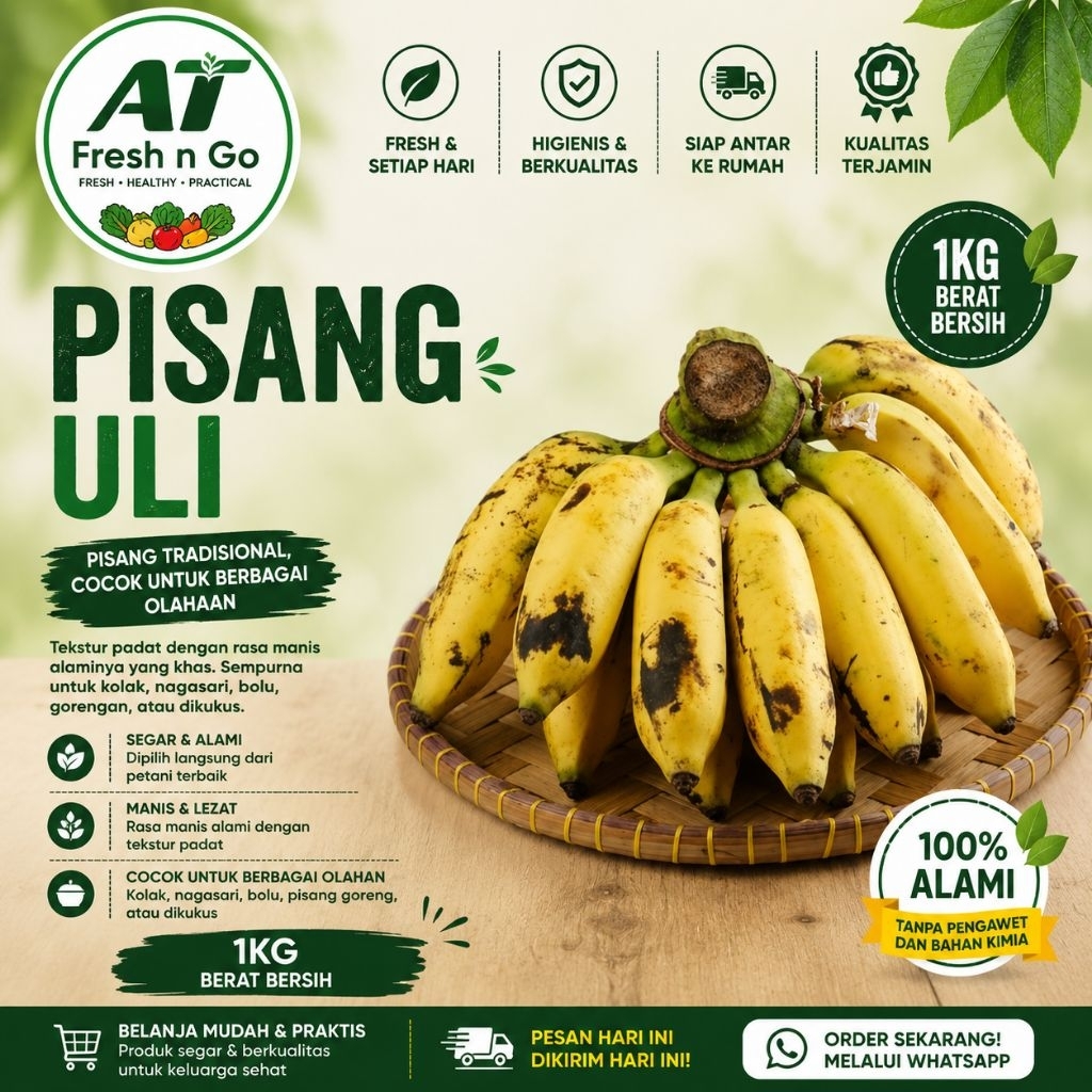 Pisang Uli Matang 1kg