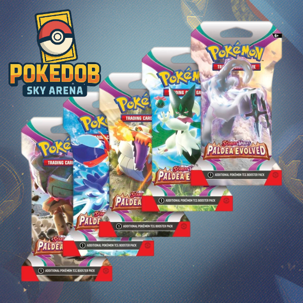 Pokemon Paldea Evolved Sleeved Booster Pack Original Sealed | Magikarp IR Chase | Pokemon English Ca