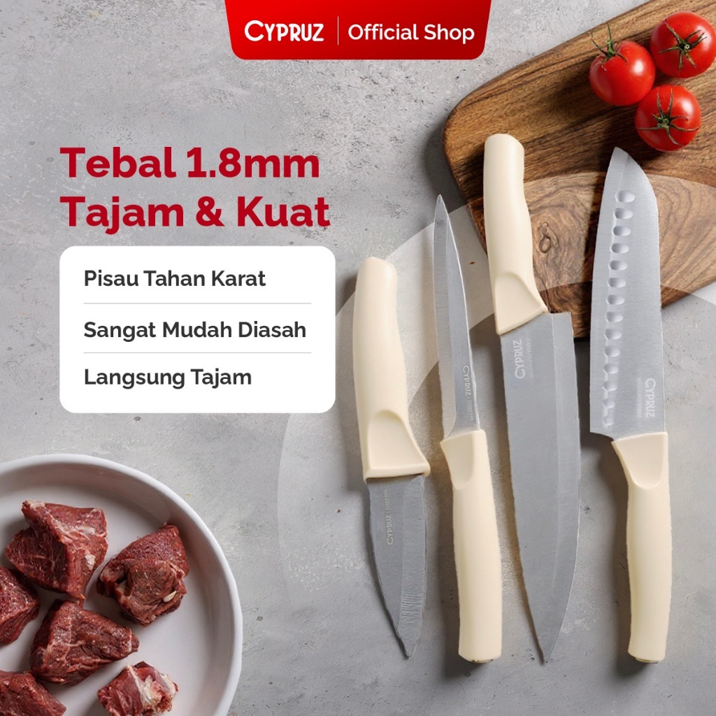 CYPRUZ DAILY SANTOKU KNIFE 7 INCH
