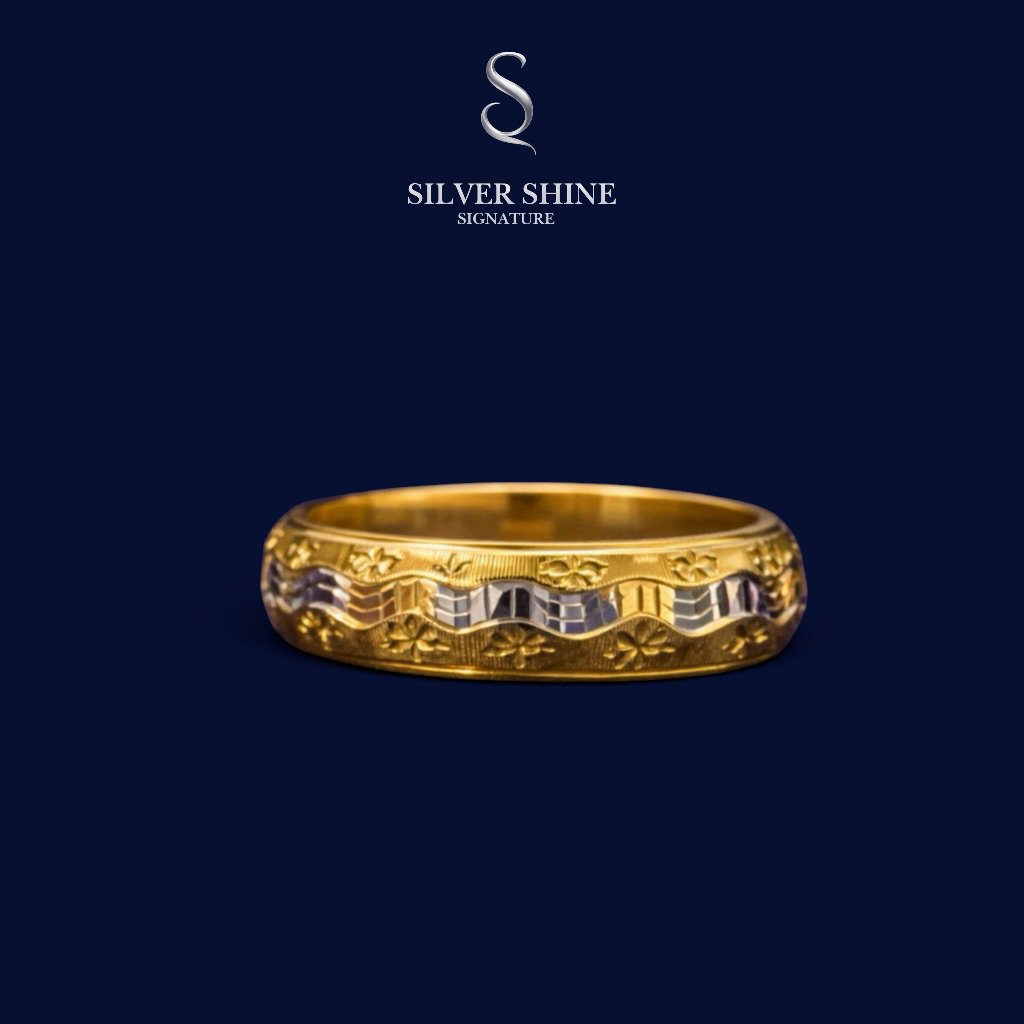 SILVER SHINE SIGNATURE Ladies Floral Wave Ring – Cincin Perak S925 Wanita