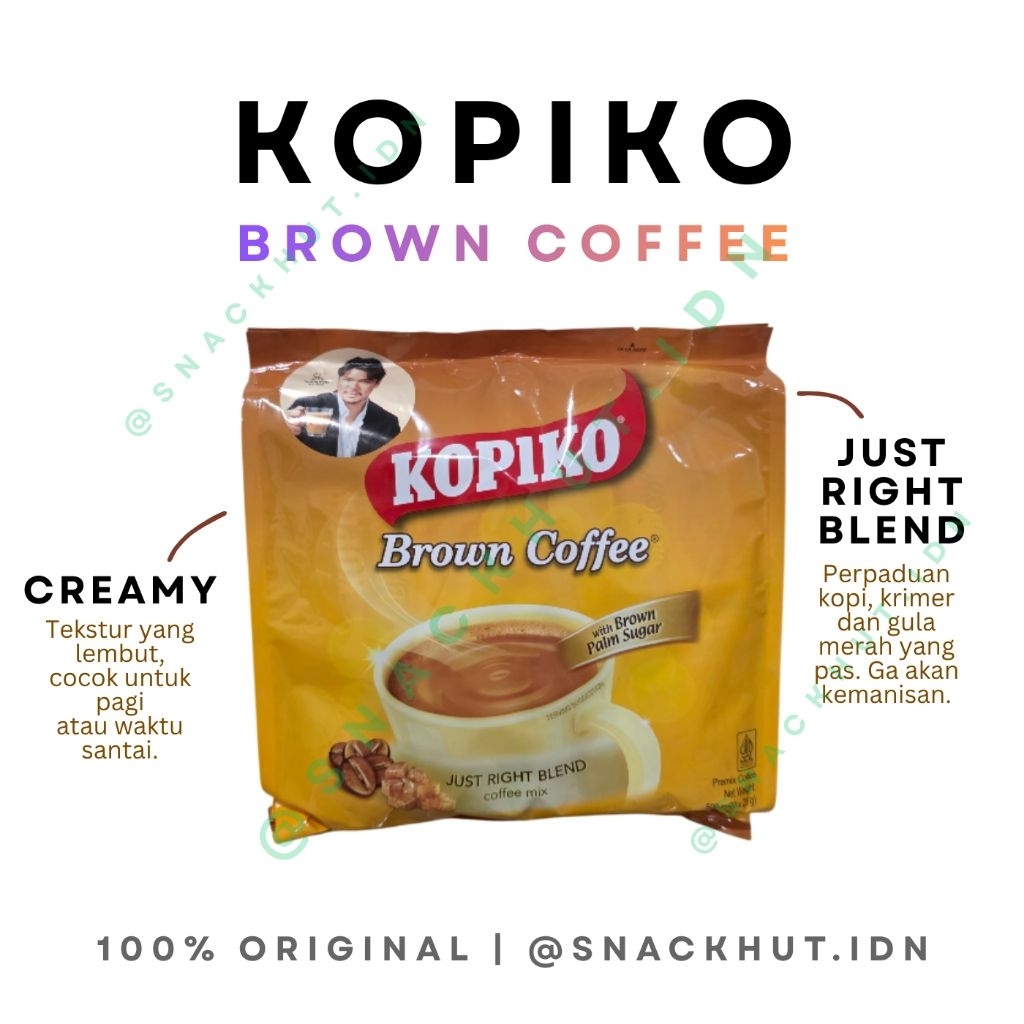 KOPIKO INSTANT BROWN COFFEE 3IN1