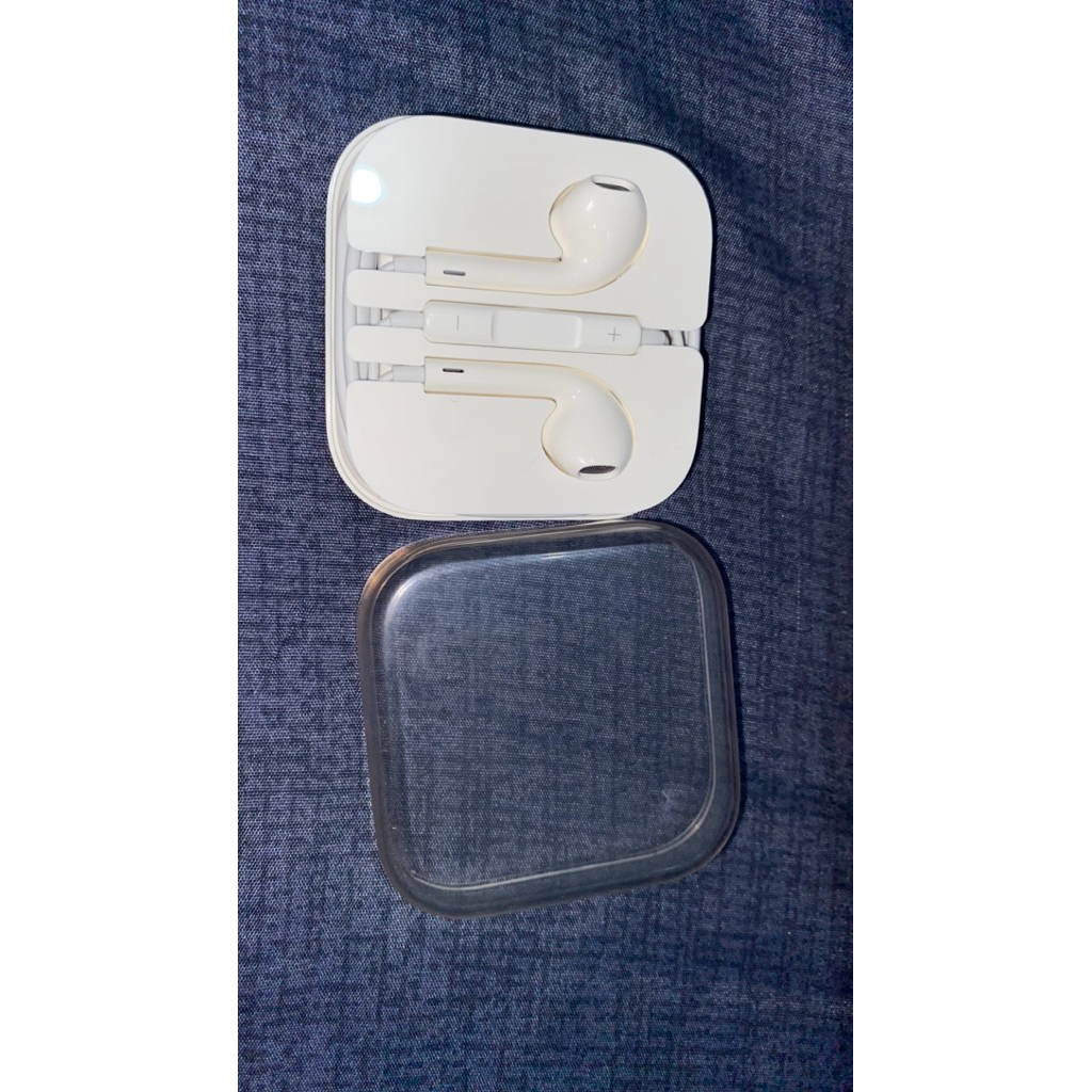 earphone kabel iphone 6s original bawaan ibox.
